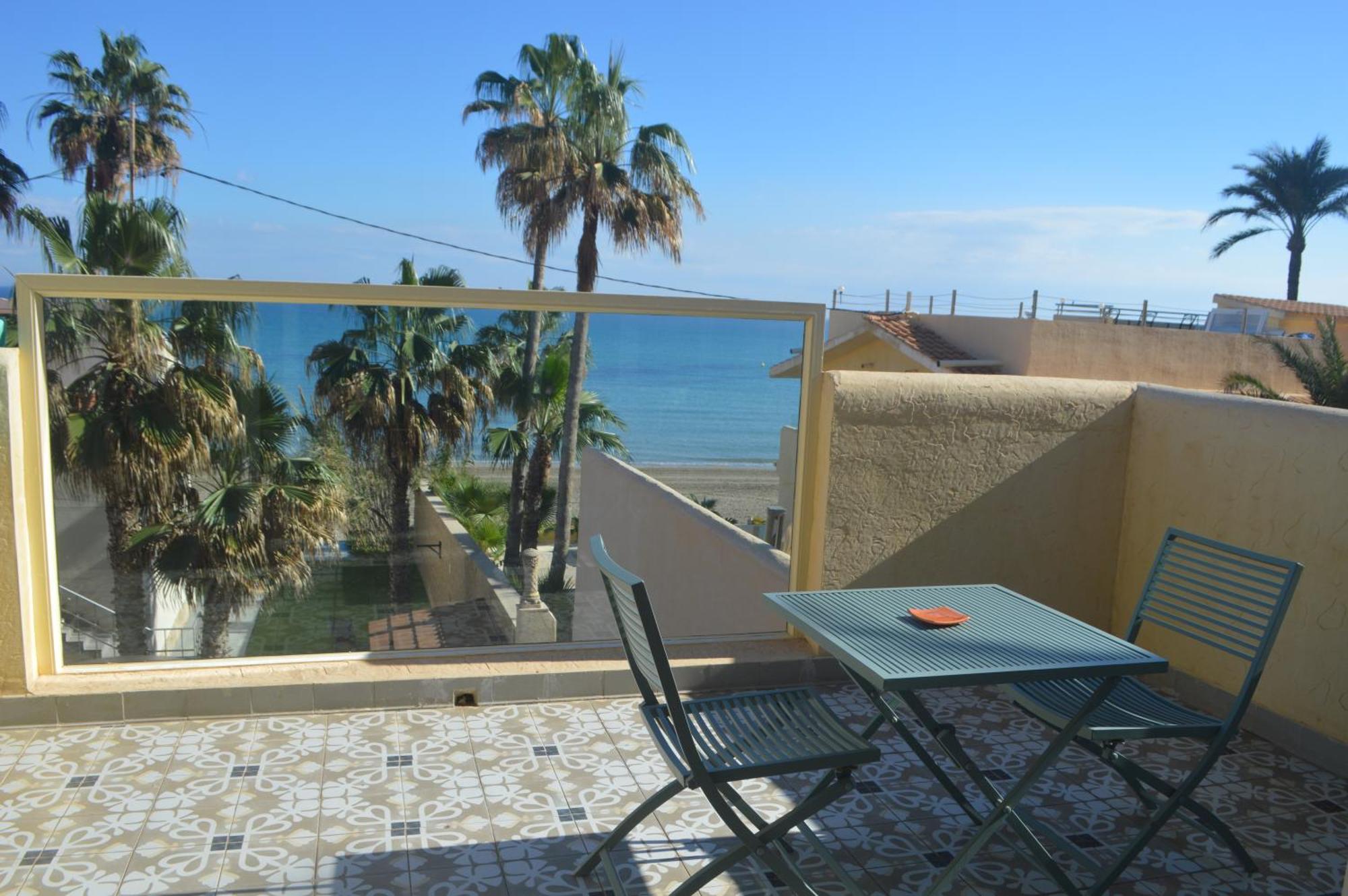 Ferienwohnung Espectacular Apartamento A Pie De Playa En Chalet Roquetes Alicante Exterior foto