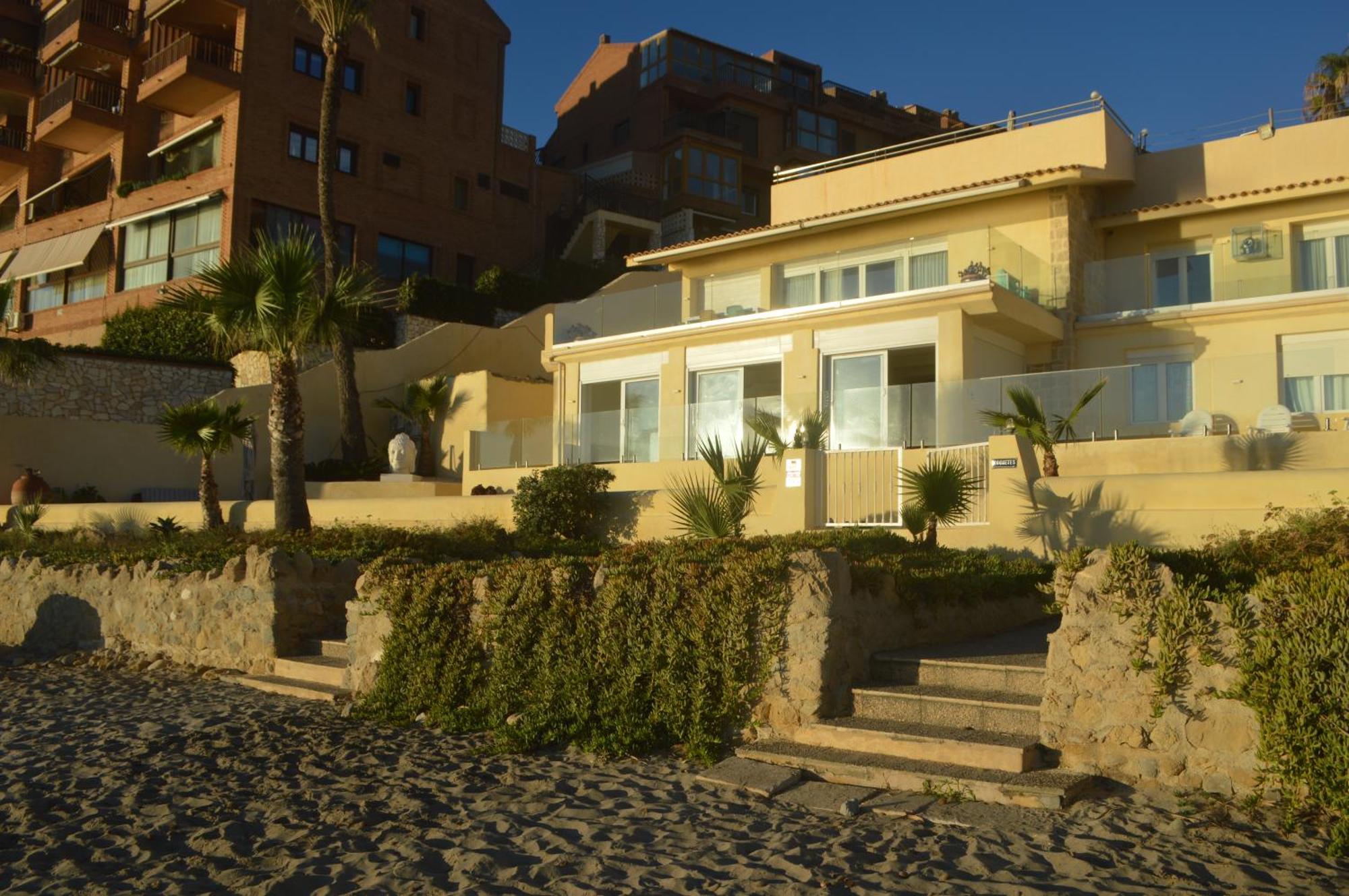 Ferienwohnung Espectacular Apartamento A Pie De Playa En Chalet Roquetes Alicante Exterior foto